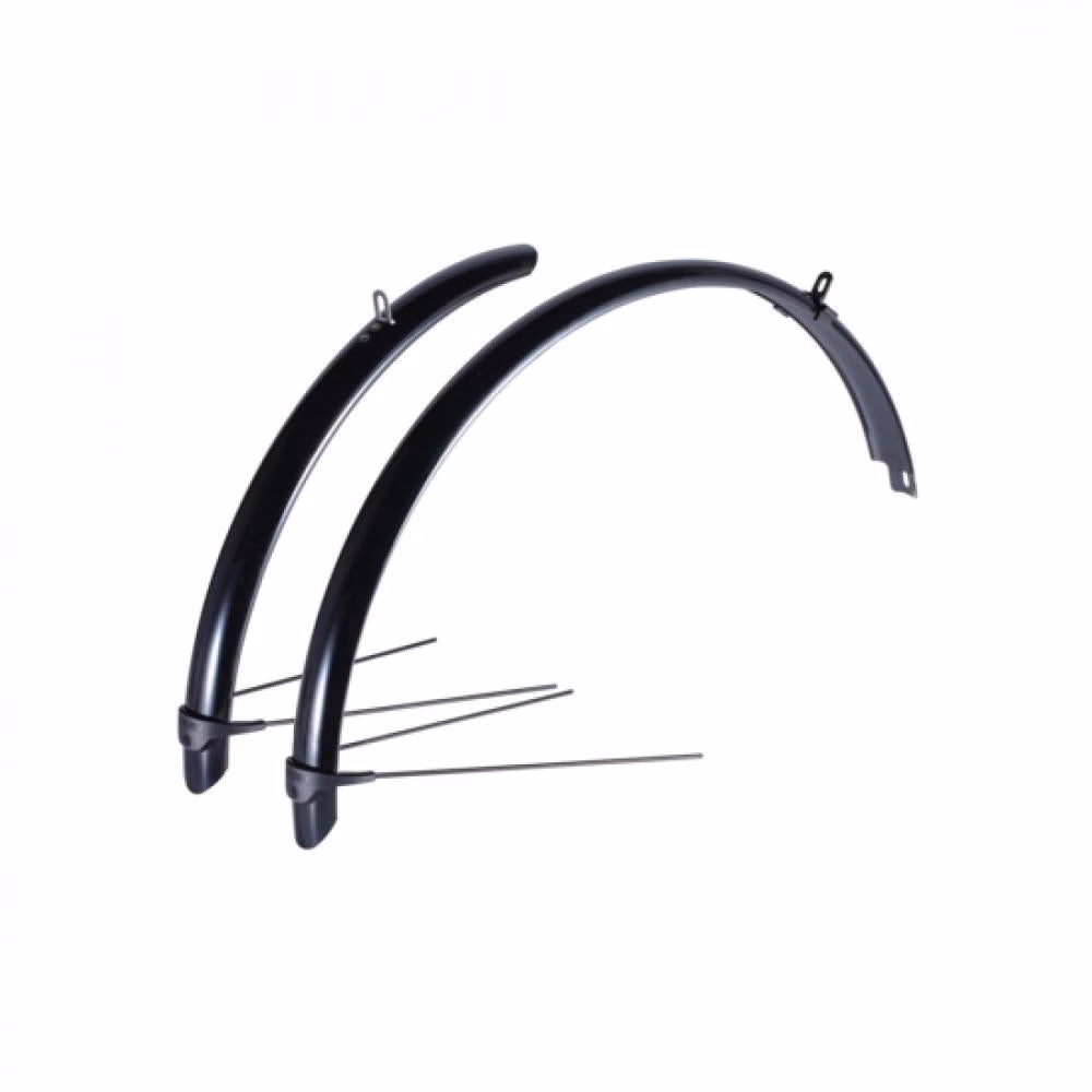 BBB Cycling Vorder/Hinterradschutzblech CityGuard 24 inch schwarz 24 - voller Spritzschutz für City-Bikes