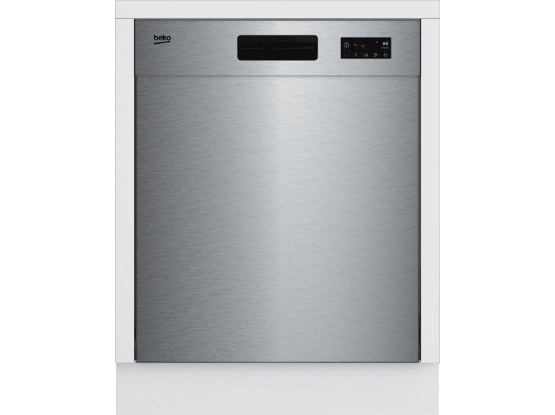 BEKO BDUN15430X Geschirrspüler (unterbaufähig, 598 mm breit, 48 dB (A), D)
