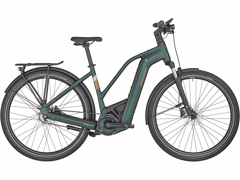 Bergamont E-Horizon Elite 6 Belt Low | Trekking E-Bike | 28" | 625Wh Bosch CX | smaragdgrün Größe: 44 cm