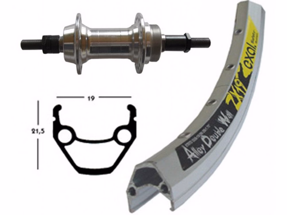 Bike Parts Hinterlaufrad (26" | 1,75" | Alunabe | Starr)