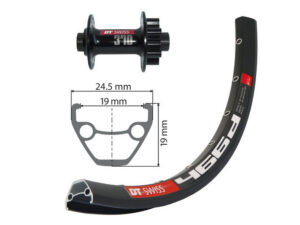 Bike Parts Vorderlaufrad (26" | 1.9" DT | 6-Loch | TA15)