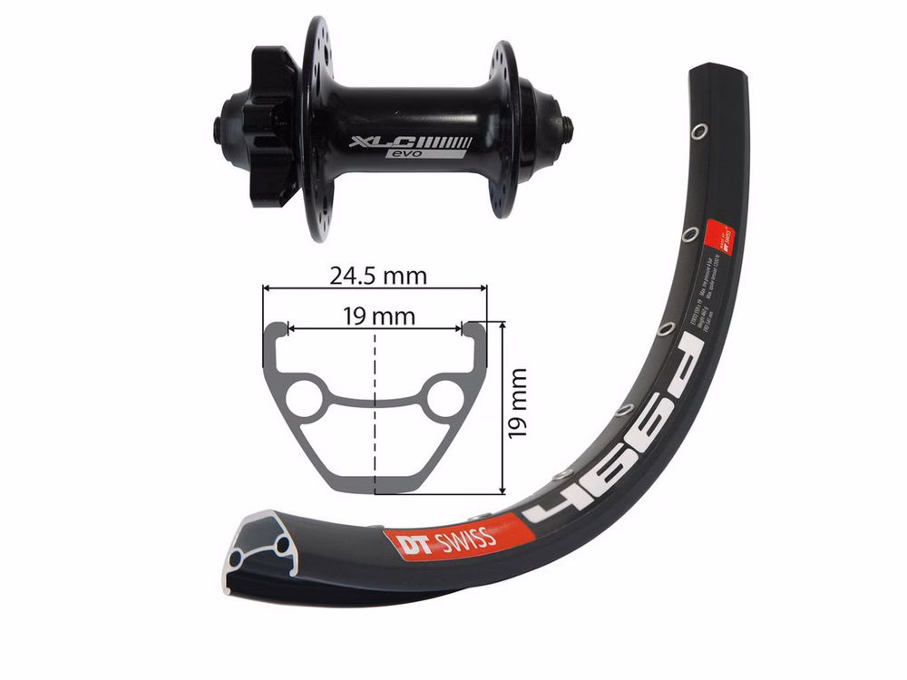 Bike Parts Vorderlaufrad (27,5" | XLC | 6-Loch | SSP)