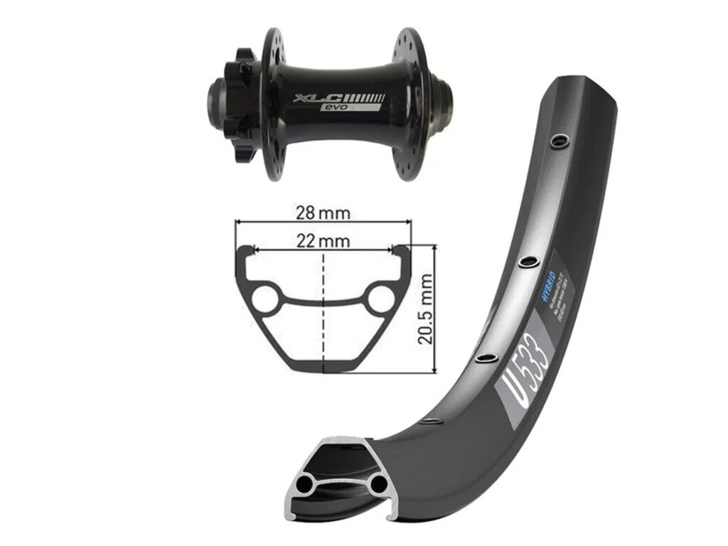 Bike Parts Vorderlaufrad (29" | 6-Loch | TA15)