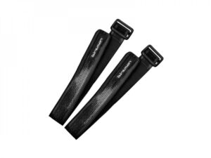 Birzman Anti-Slip Bundle Strap 2 Stück Schwarz - Sicheres Befestigungssystem mit Klettverschluss
