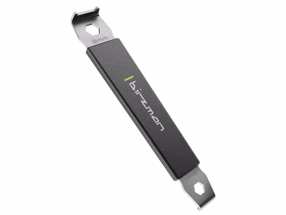 Birzman Chainring Nut Wrench 2 - Kettenblattschlüssel mit Sechskantschlüssel, Silber