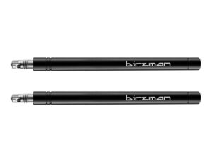 Birzman Ventilverlängerung 40 mm Set mit Ventilkern Schwarz - für hohe Felgen