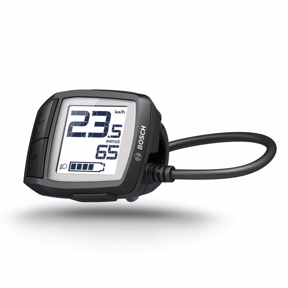 Bosch Display Purion, anthrazit, Kabel 1500 mm (BUI215) - kompakte eBike-Bedieneinheit