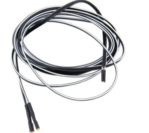 Busch + Müller Lichtkabel 2-adrig 210 cm - schwarz/weiß