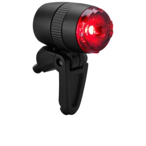 Busch + Müller Rücklicht Busch&Müller Bumm µ Designer Rücklicht Alu schwarz mit Standlichtfunktion STVZO