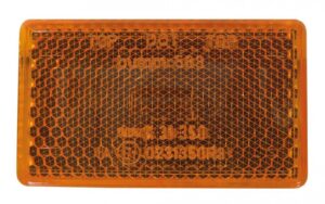 Busch&Müller seitlicher Rückstrahler eckig 563/2-2 für Starrgabel, orange