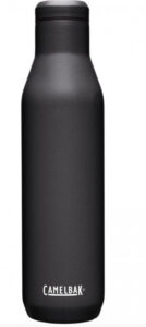 CAMELBAK Bottle SST Vacuum Insulated - 750 ml Edelstahl-Thermoflasche, doppelwandig vakuumisoliert (25 h heiß/35 h kalt), pulverbeschichtet, BPA-frei, tropfsicher - Schwarz