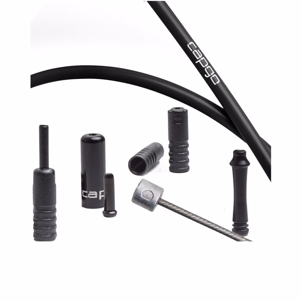 capgo BL Schaltset 1x Shimano/SRAM Road/MTB schwarz - beste Schaltperformance mit minimaler Reibung