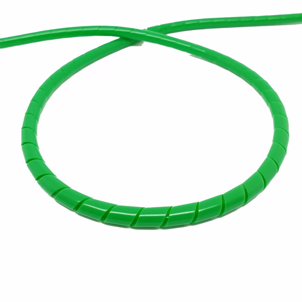 capgo BL Spiralschlauch 2 m neon grün - Schutz für Außenhüllen und Bremsleitungen