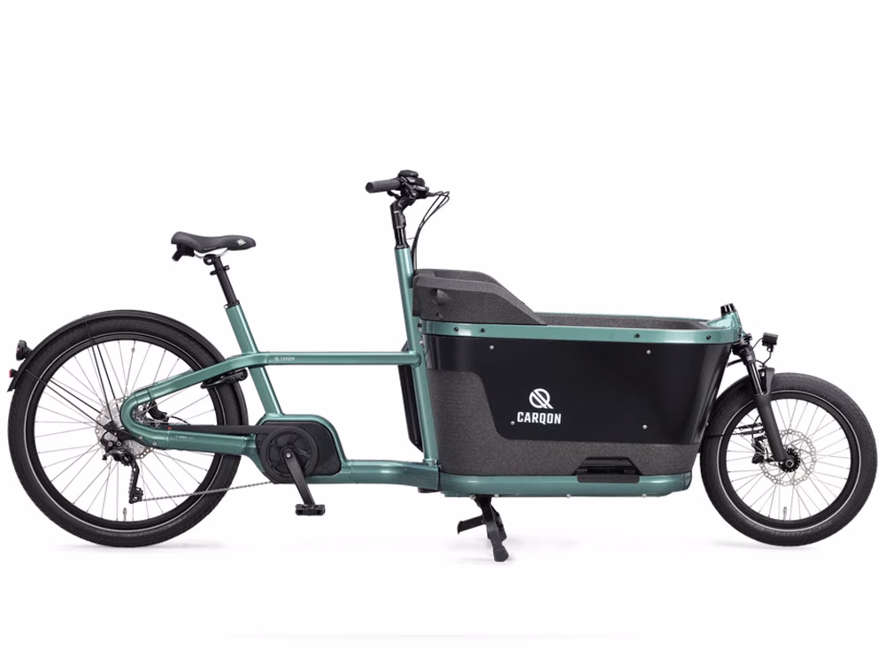Carqon Cruise Smart E2 | E-Lastenrad | 20/27,5" | 800Wh Bosch CX Cargo Line | petrol Größe: Einheitsgröße