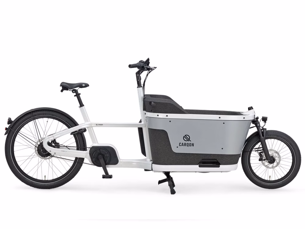 Carqon Cruise Smart E2 | E-Lastenrad | 20/27,5" | 800Wh Bosch CX Cargo Line | weiß Größe: Einheitsgröße