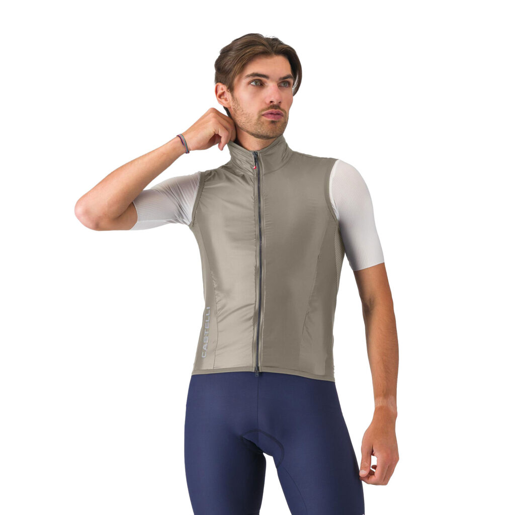 Castelli Aria 2 Vest Herren Windweste 3XL clay