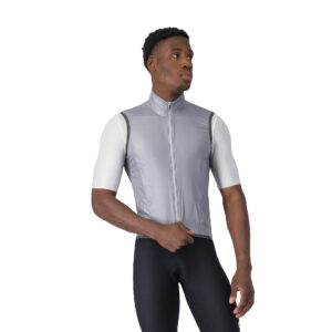Castelli Aria 2 Vest Herren Windweste S silver gray/dark gray