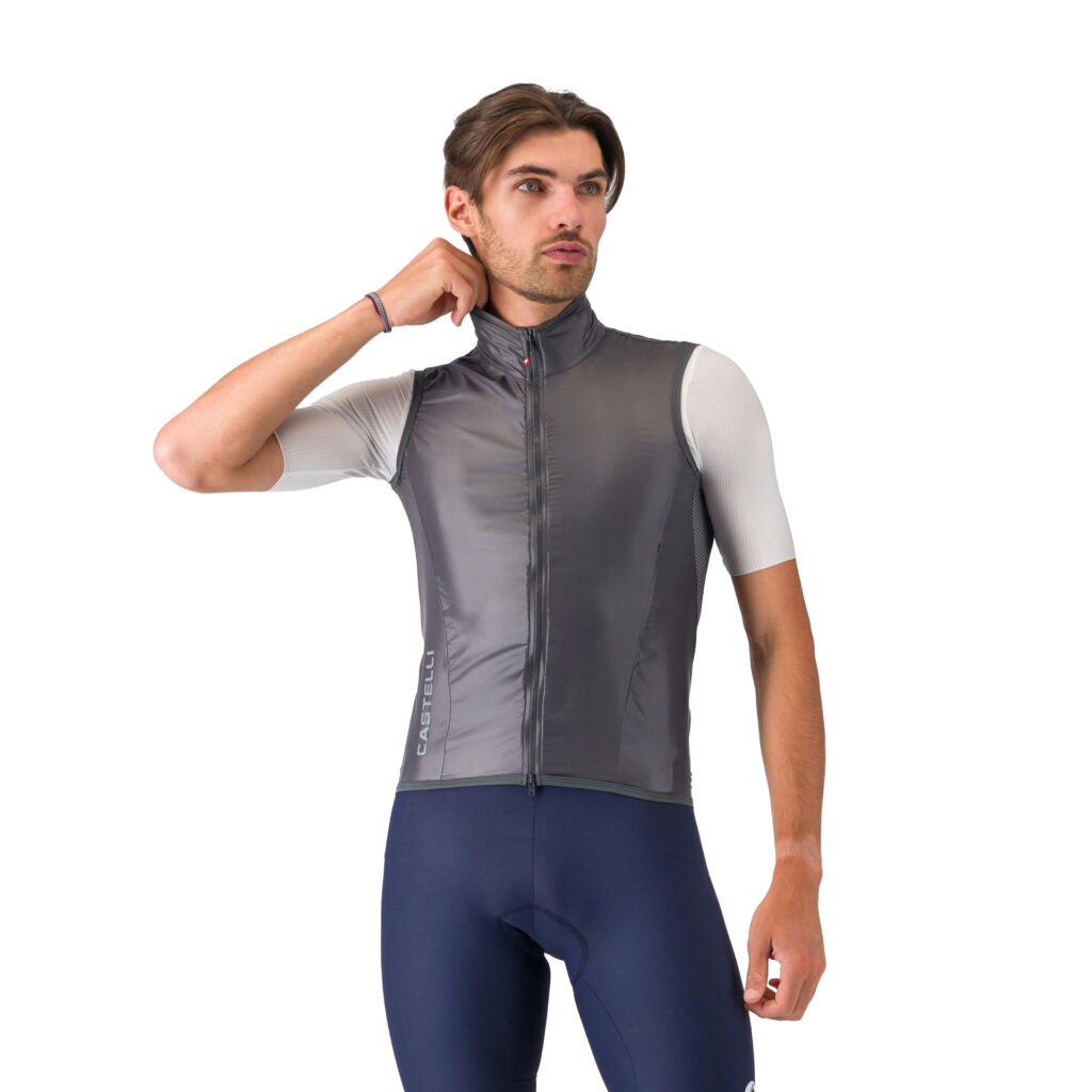 Castelli Aria 2 Vest Herren Windweste XL dark gray