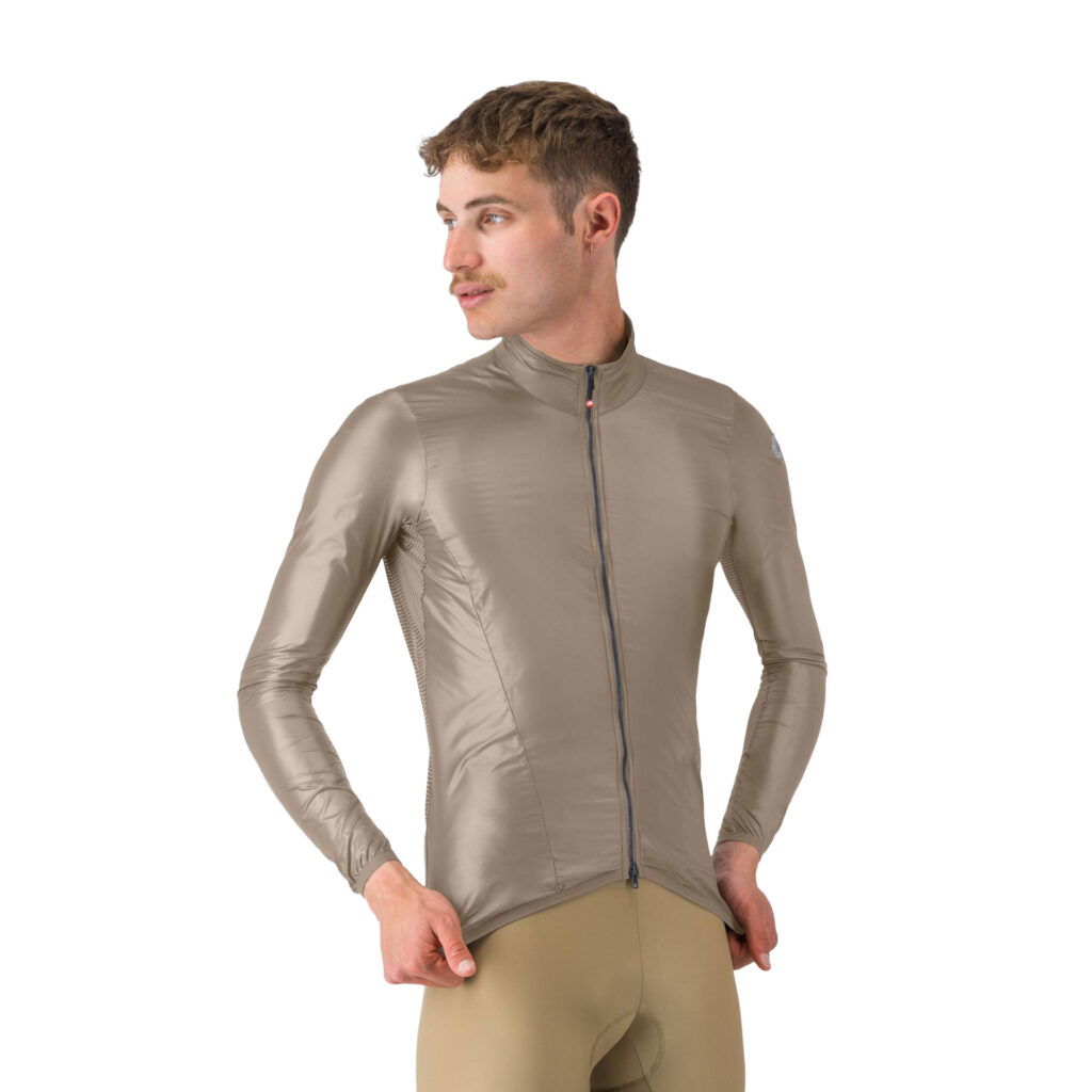 Castelli Aria Shell 2 Jacket Herren Fahrradjacke M clay