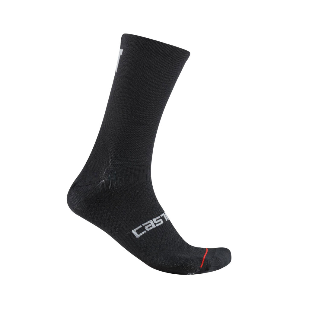 Castelli Como 20 Thermal Sock Thermo Radsocken S/M black