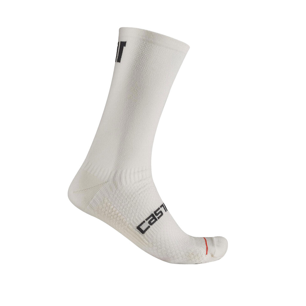 Castelli Como 20 Thermal Sock Thermo Radsocken S/M white