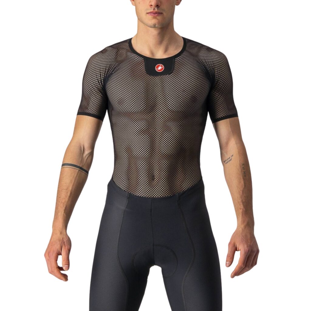 Castelli Core Mesh 3 SS Kurzarm Baselayer L/X black