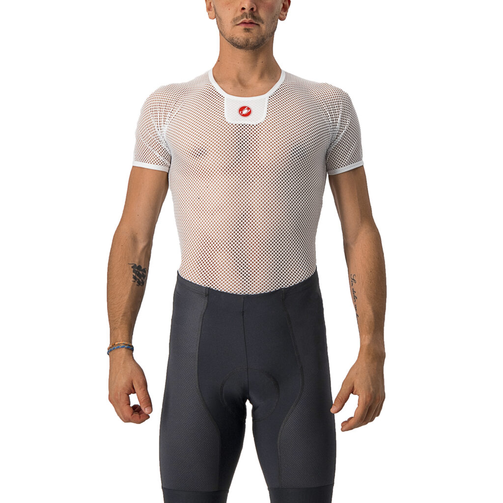 Castelli Core Mesh 3 SS Kurzarm Baselayer S/M white
