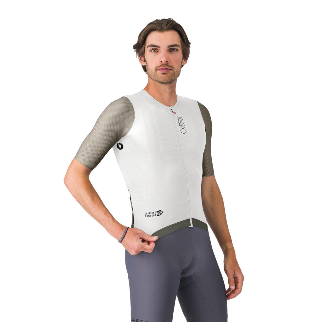 Castelli Corretto Jersey Fahrradtrikot Herren M ivory/clay-black