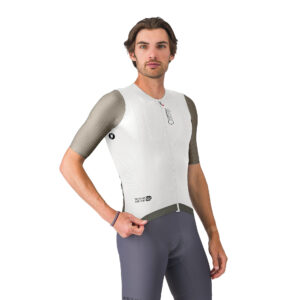 Castelli Corretto Jersey Fahrradtrikot Herren M ivory/clay-black