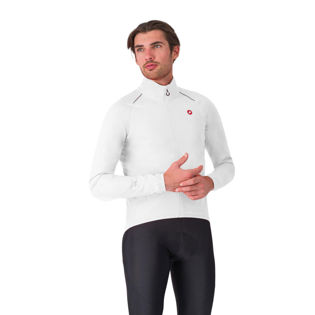 Castelli Emergency 3 Rain Jacket Fahrrad Regenjacke Herren XL white