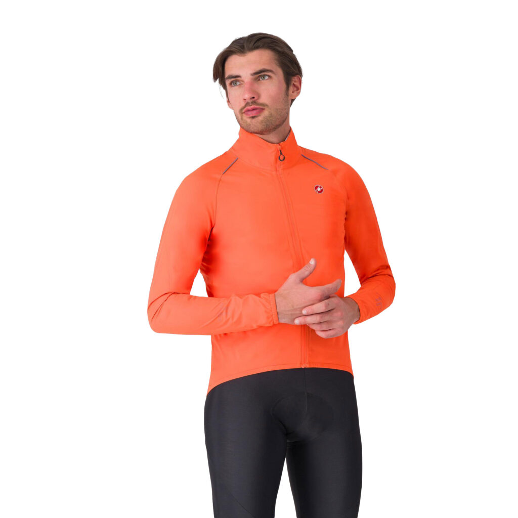 Castelli Emergency 3 Rain Jacket Fahrrad Regenjacke Herren XXL brilliant orange