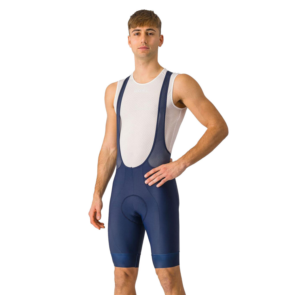 Castelli Entrata 2 Bibshort Kurze Herren Trägerhose mit Polster S belgian blue