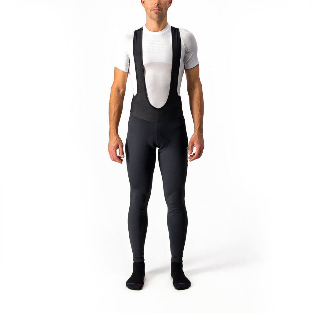 Castelli Entrata Wind Bibtight Lange Winter Trägerhose Herren XXL black
