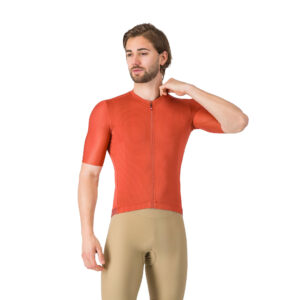 Castelli Espresso 2 Jersey Fahrradtrikot Herren XL paprika