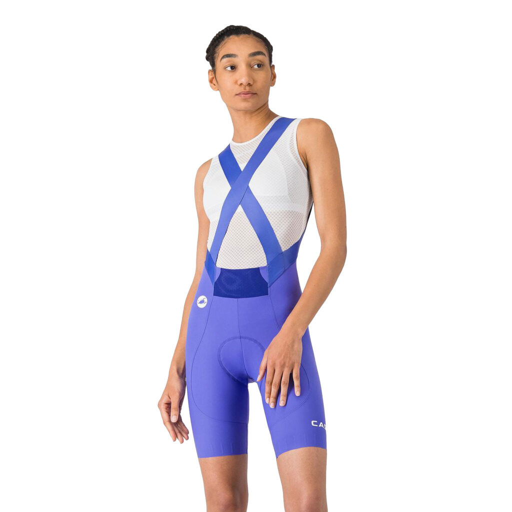 Castelli Espresso 2 W DT Bibshort Kurze Trägerhose Frauen XS ultraviolet