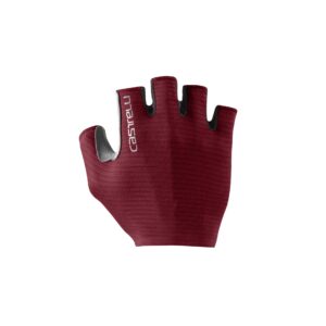 Castelli Espresso Glove Kurzfinger Fahrradhandschuhe S deep bordeaux