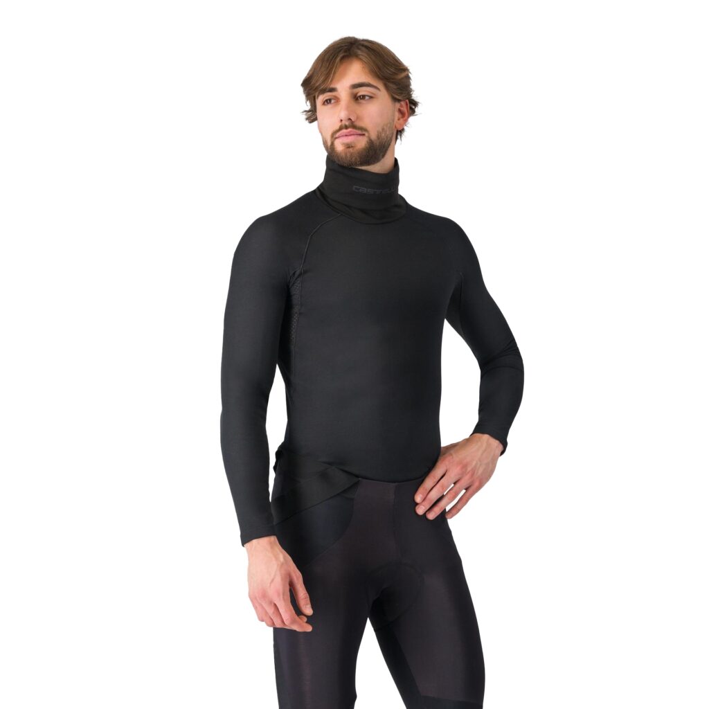 Castelli Flanders 2 High Neck Warmer Herren Winter Funktionsunterhemd L black