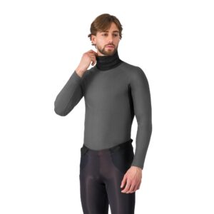 Castelli Flanders 2 High Neck Warmer Herren Winter Funktionsunterhemd S gray