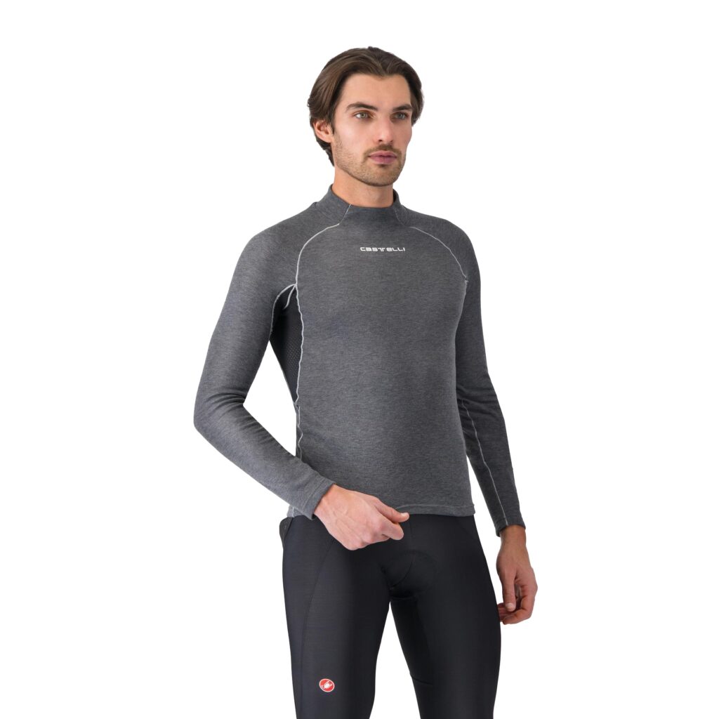 Castelli Flanders 2 Long Sleeve Herren Winter Funktionsunterhemd L gray