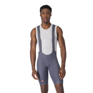 Castelli Free Aero Race S Bibshort Kurze Herren Trägerhose mit Polster XXL smoky gray