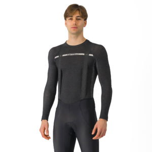 Castelli Merino Seamless Baselayer Langarm Funktionsunterhemd XXL black