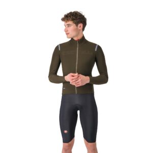 Castelli Omloop Thermal Bibshort Herren Trägerhose für Frühling & Herbst XXL black