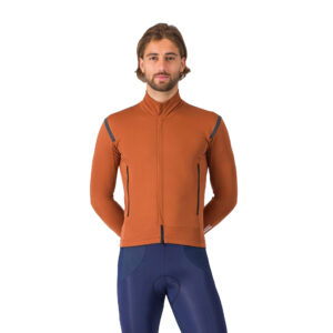 Castelli Perfetto Ros 3 Jacket Wasserabweisende Herren Radjacke L mocha/black reflex