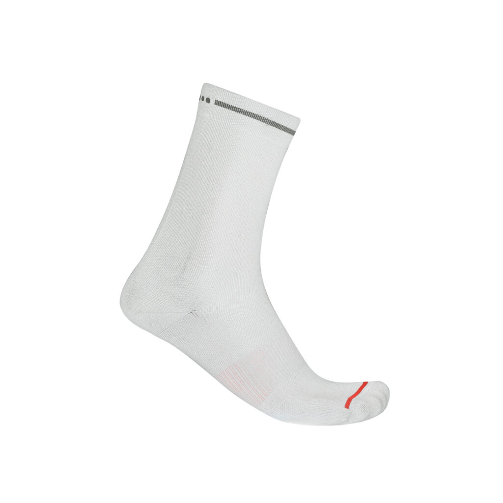 Castelli Premio Evo 18 Sock Fahrradsocken S/M EU 35-39 white