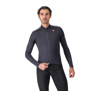 Castelli Puro 4 Jersey Langarmtrikot für Frühling & Herbst L dark gray