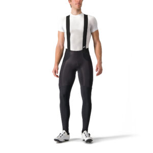 Castelli Sorpasso RoS Bibtight Lange Trägerhose mit Polster M black/silver reflex