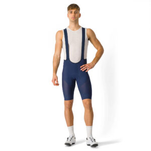 Castelli Superleggera Bibshort Kurze Herren Trägerhose mit Polster S belgian blue