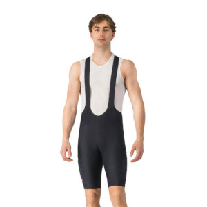 Castelli Unlimited Endurance Bibshort Kurze Gravel Trägerhose für Herren S black