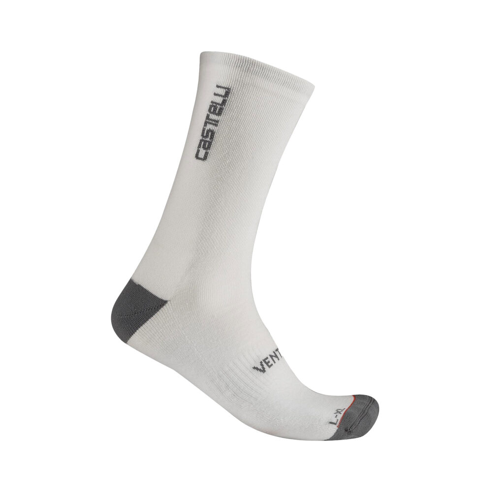 Castelli Venti Soft Merino Sock Winter Radsocken L/X white