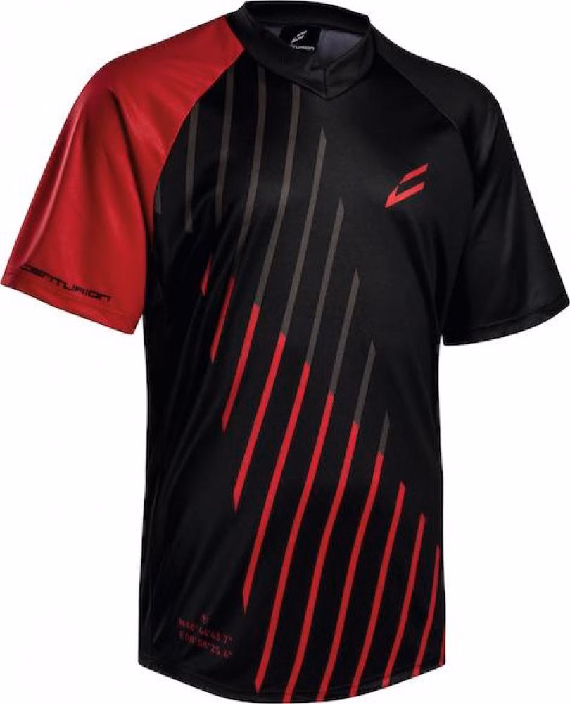 Centurion Freeride Trikot 19-20 Schwarz Grau Rot M - MTB Fahrradtrikot